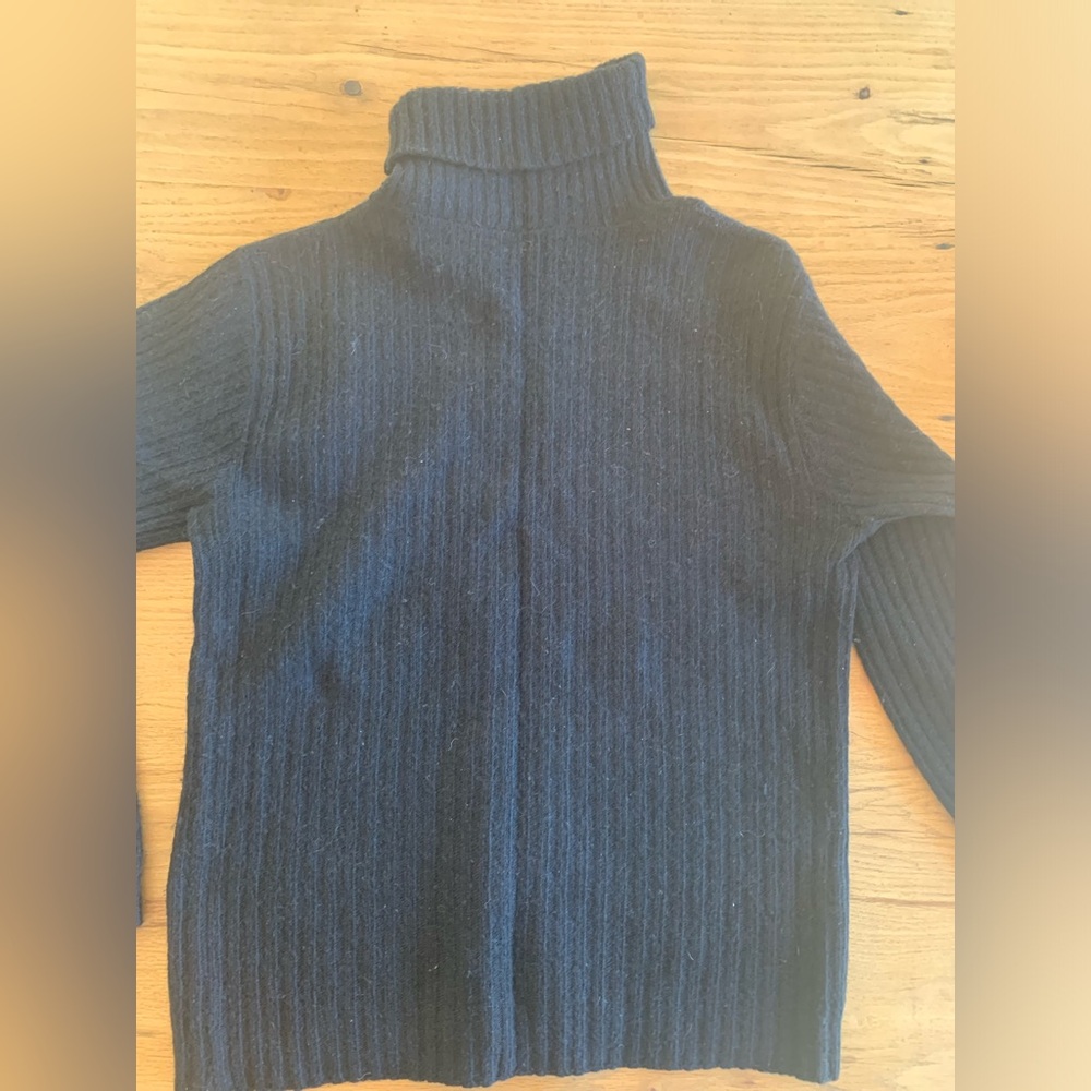 Hudson’s Turtleneck Sweater‎ Black Wool Men’s Size XL Preowned - Picture 8 of 8
